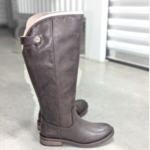 Classic Riding Boots Frye & Co Kellie Button Tall Brown Women's Size 5 New